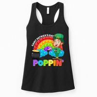 St Patrick's Day Push Pop Leprechaun Womens Tank Top