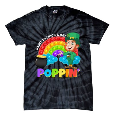 St Patrick's Day Push Pop Leprechaun Tie-Dye T-Shirt