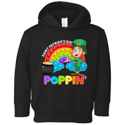 St Patrick's Day Push Pop Leprechaun Toddler Hoodie
