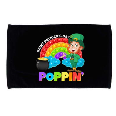 St Patrick's Day Push Pop Leprechaun Microfiber Hand Towel