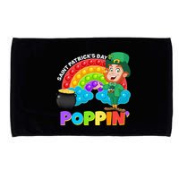 St Patrick's Day Push Pop Leprechaun Microfiber Hand Towel
