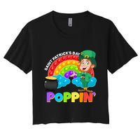 St Patrick's Day Push Pop Leprechaun Crop Top