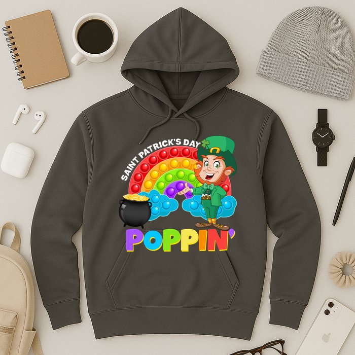 St Patrick's Day Push Pop Leprechaun Hoodie