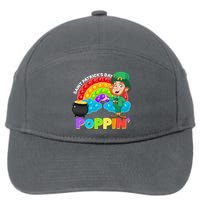 St Patrick's Day Push Pop Leprechaun 7-Panel Snapback Hat