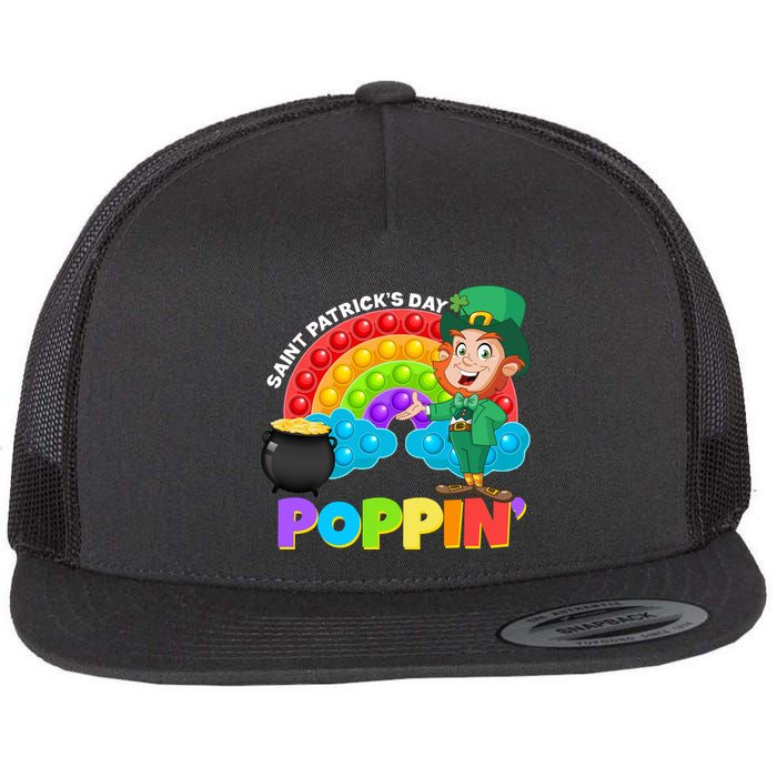 St Patrick's Day Push Pop Leprechaun Flatbill Hat