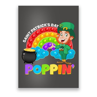 St Patrick's Day Push Pop Leprechaun Poster