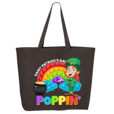 St Patrick's Day Push Pop Leprechaun 25L Jumbo Tote