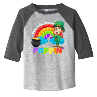 St Patrick's Day Push Pop Leprechaun Toddler Fine Jersey T-Shirt