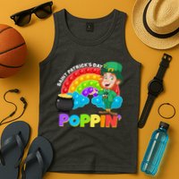 St Patrick's Day Push Pop Leprechaun Tank Top