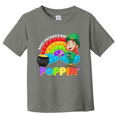 St Patrick's Day Push Pop Leprechaun Toddler T-Shirt