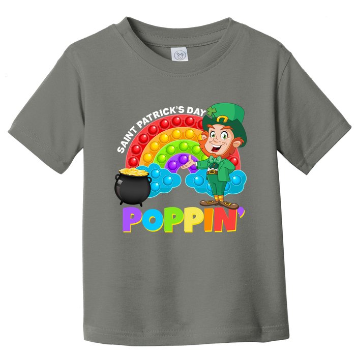 St Patrick's Day Push Pop Leprechaun Toddler T-Shirt