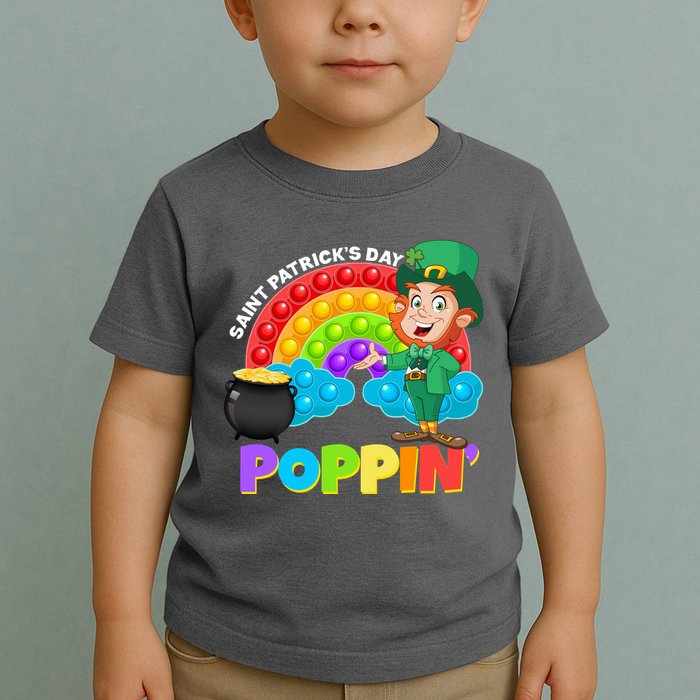 St Patrick's Day Push Pop Leprechaun Toddler T-Shirt