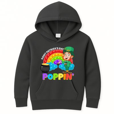 St Patrick's Day Push Pop Leprechaun Kids Hoodie