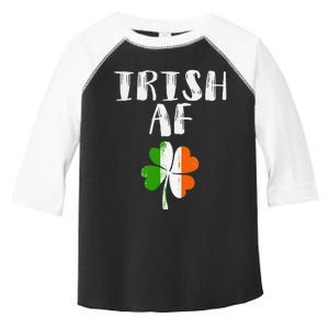 Saint Patrick's Day Irish AF Funny Party Toddler Fine Jersey T-Shirt