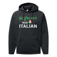 St Patrick's Day Pajama St Patricks Was Italian Saint Performance Fleece Hoodie