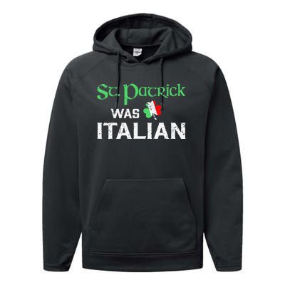 St Patrick's Day Pajama St Patricks Was Italian Saint Performance Fleece Hoodie