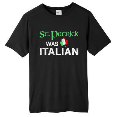 St Patrick's Day Pajama St Patricks Was Italian Saint Tall Fusion ChromaSoft Performance T-Shirt