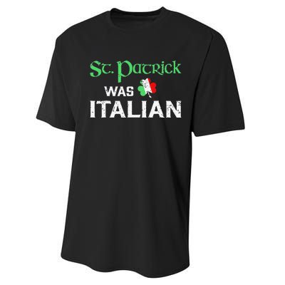 St Patrick's Day Pajama St Patricks Was Italian Saint Performance Sprint T-Shirt