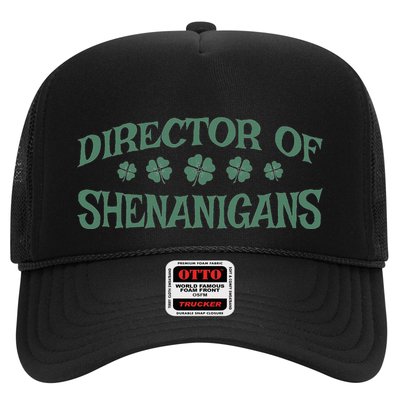 St. PatrickS Day Director Of Shenanigans Irish Teacher Trucker Hat