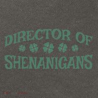 St. PatrickS Day Director Of Shenanigans Irish Teacher Cotton Canvas Backpack