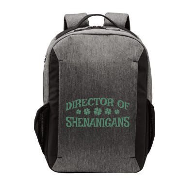 St. PatrickS Day Director Of Shenanigans Irish Teacher Vector Backpack