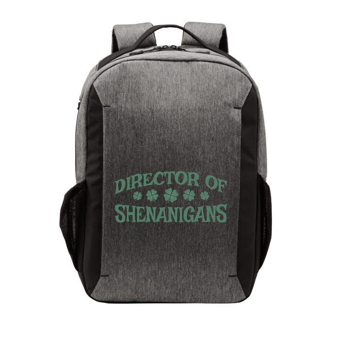 St. PatrickS Day Director Of Shenanigans Irish Teacher Vector Backpack