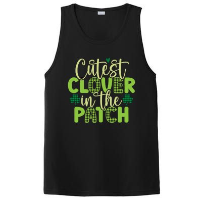 St Patricks Day Irish Cutest Clover In The Patch Cute Gift PosiCharge Competitor Tank