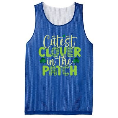 St Patricks Day Irish Cutest Clover In The Patch Cute Gift Mesh Reversible Basketball Jersey Tank