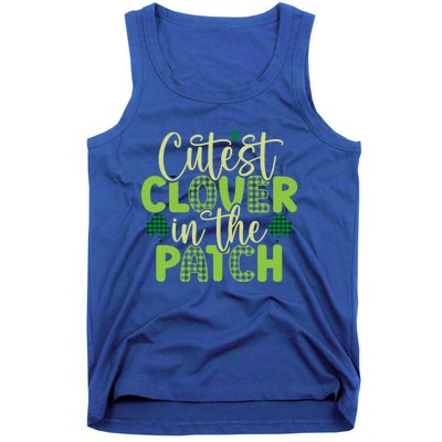 St Patricks Day Irish Cutest Clover In The Patch Cute Gift Tank Top