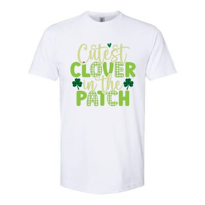 St Patricks Day Irish Cutest Clover In The Patch Cute Gift Softstyle CVC T-Shirt