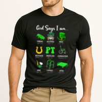 St Patrick Day God Says I Am Pt Christian Physical Therapy Cooling Performance Crew T-Shirt