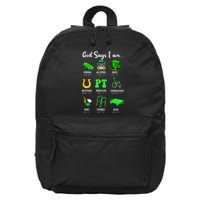 St Patrick Day God Says I Am Pt Christian Physical Therapy 16 in Basic Backpack