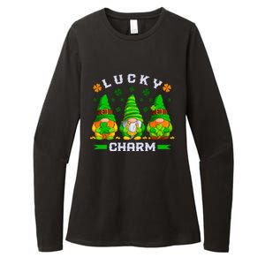 St Patricks Day Lucky Gnomes Funny Gift Womens CVC Long Sleeve Shirt