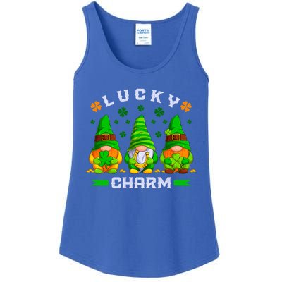 St Patricks Day Lucky Gnomes Funny Gift Ladies Essential Tank