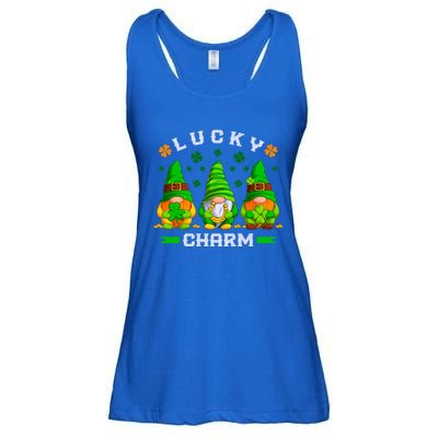 St Patricks Day Lucky Gnomes Funny Gift Ladies Essential Flowy Tank