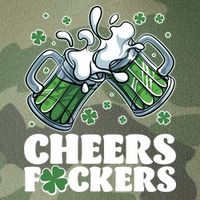 St Patricks Day Cheers Fckers Shamrock Clover Green Beer Legacy Tie Dye Trucker Hat