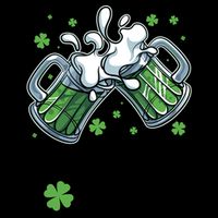 St Patricks Day Cheers Fckers Shamrock Clover Green Beer 16oz Travel Tumbler