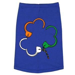 St Patricks Day Police Officer Irish Shamrock Handcuffs Gift Doggie Tank