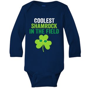 St PatrickS Day 2024 St Patricks Day 2024 Coolest Shamrock Baby Long Sleeve Bodysuit