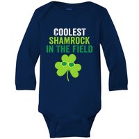 St PatrickS Day 2024 St Patricks Day 2024 Coolest Shamrock Baby Long Sleeve Bodysuit