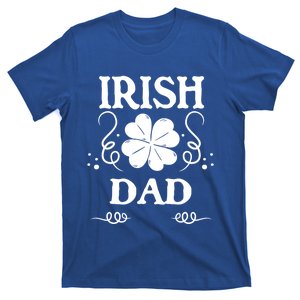 St Patricks Day Proud Irish Dad Clover Shamrock Father Gift T-Shirt