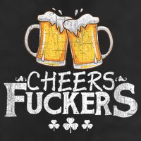 St Patricks Day Cheers Fuckers Adult Drive Performance Visor
