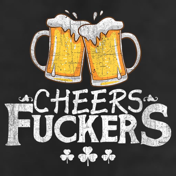 St Patricks Day Cheers Fuckers Adult Drive Performance Visor