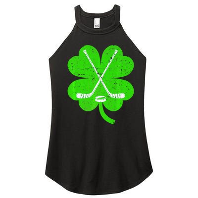 St Patricks Day Irish Hockey Shamrock Costume Women's Perfect Tri Rocker Tank