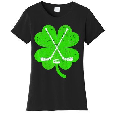 St Patricks Day Irish Hockey Shamrock Costume Women's T-Shirt