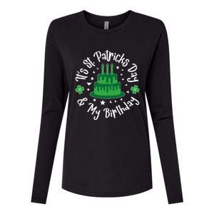 Saint Patrick's Day Funny Graphic Quote Print Birthday Gift Womens Cotton Relaxed Long Sleeve T-Shirt