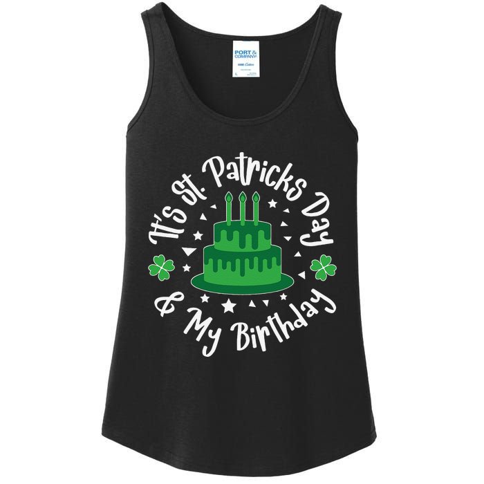 Saint Patrick's Day Funny Graphic Quote Print Birthday Gift Ladies Essential Tank