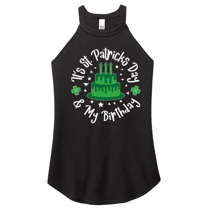 Saint Patrick's Day Funny Graphic Quote Print Birthday Gift Women's Perfect Tri Rocker Tank