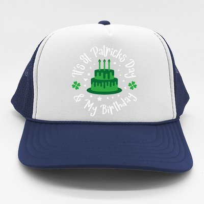 Saint Patrick's Day Funny Graphic Quote Print Birthday Gift Trucker Hat