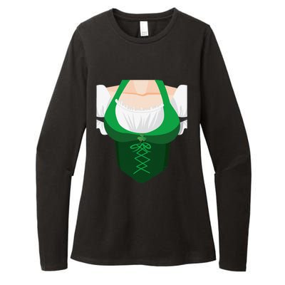 St. Patricks Day Women Sexy Costume Top Womens CVC Long Sleeve Shirt